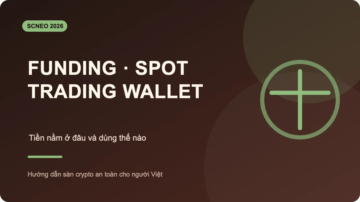 Ví Funding, Spot và Trading khác nhau thế nào?